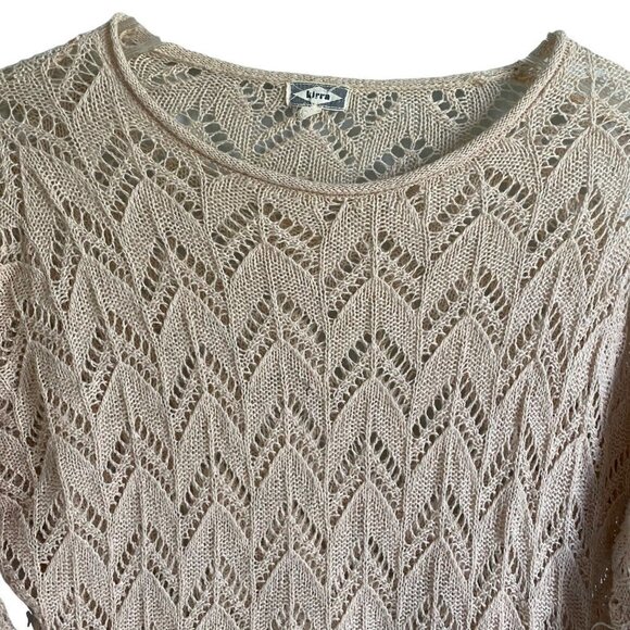 Kirra High Low Beige Pullover Sweater XS - Picture 6 of 9